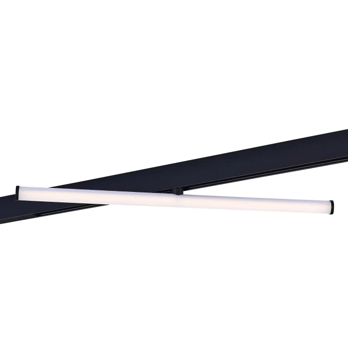 Магнитный трековый светильник Черный LED 1*10W 4000K 1 100Lm Ra>90 120° IP20 L604xW28xH ST803.446.10
