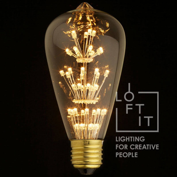 Ретро лампа Эдисона Loft it Edison Bulb ST64-47LED