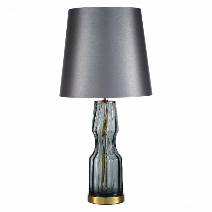 Прикроватная лампа ST-Luce Дымчатый,Латунь/Серый E27 1*40W SL1005.104.01