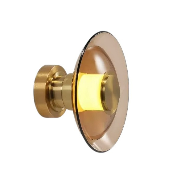 Настенный светильник Delight Collection 8665 8665W/S gold/amber