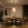 Светильник подвесной ST-Luce Древесный/Белый E27 1*40W SL6241.503.01