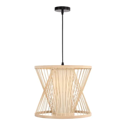 Светильник подвесной ST-Luce Древесный/Белый E27 1*40W SL6241.503.01