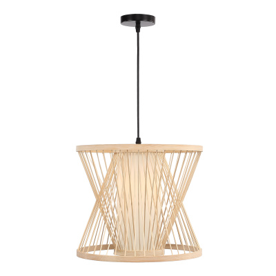 Светильник подвесной ST-Luce Древесный/Белый E27 1*40W SL6241.503.01