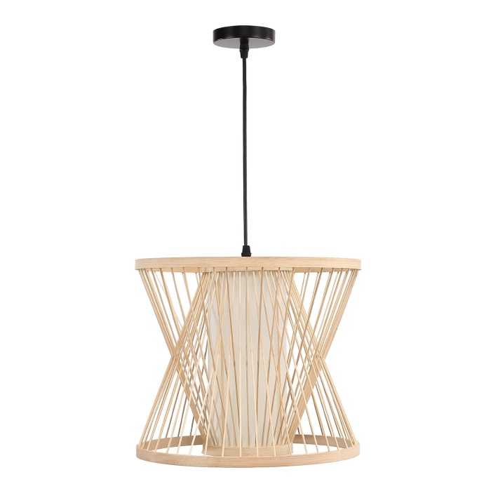 Светильник подвесной ST-Luce Древесный/Белый E27 1*40W SL6241.503.01