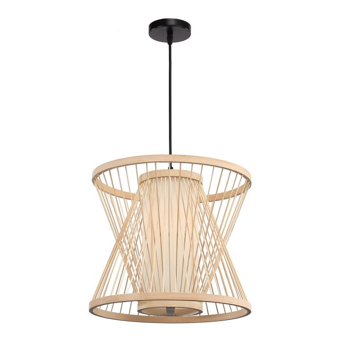 Светильник подвесной ST-Luce Древесный/Белый E27 1*40W SL6241.503.01