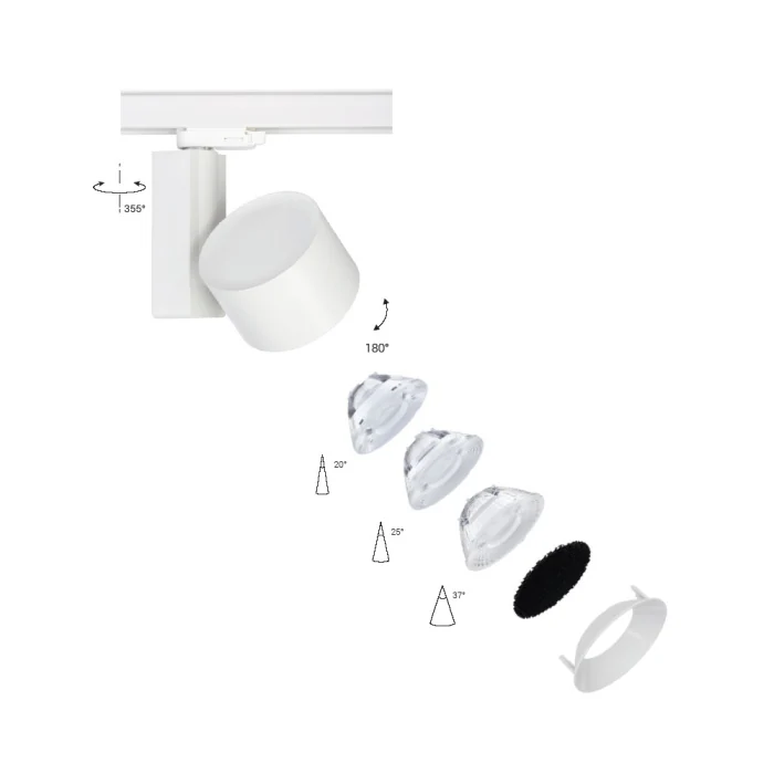 Трековый трехфазный светильник Nowodvorski Nea Led White 8752