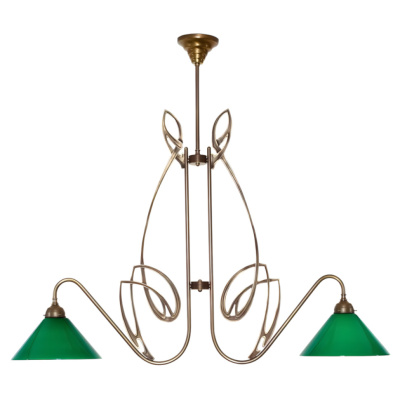 Люстра на штанге Berliner Messinglampen D103-70grB