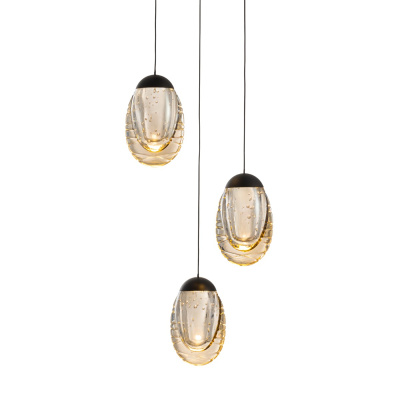 Подвесной светильник Delight Collection MD25090022 MD25090022-3A matt black/champagne