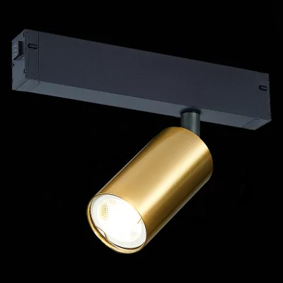 Светильник трековый Золотистый GU10 1*50W IP20 L100xW54xH142 180-240V Без ламп ST503.206.01