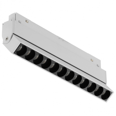 Светильник трековый магнитный поворотный iLedex VISION 4822-003-L236-12W-38DG-3000K-WH