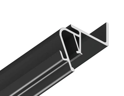 Алюминиевый профиль 26*34 для натяжного потолка с шириной зазора 15мм для светодиодной ленты до 10мм Ambrella light GP4100BK