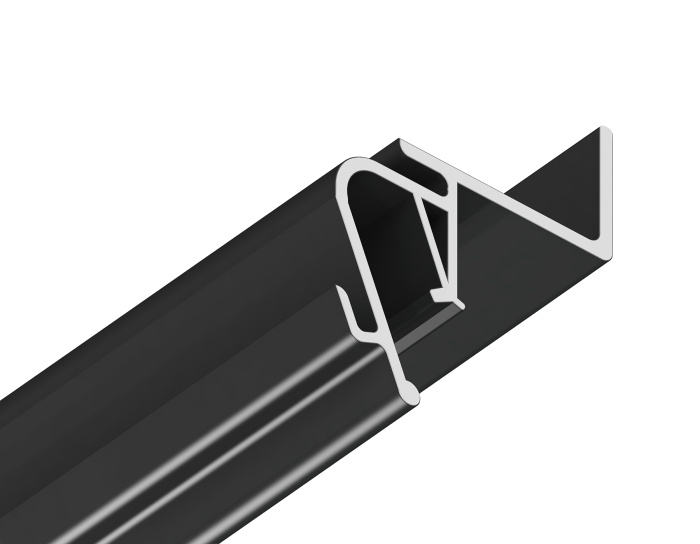 Алюминиевый профиль 26*34 для натяжного потолка с шириной зазора 15мм для светодиодной ленты до 10мм Ambrella light GP4100BK