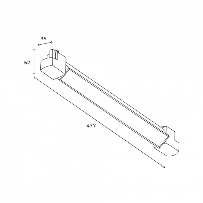 Трековый светильник Hesby Lighting Skylite 0024