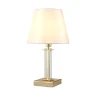 Настольная лампа Crystal Lux NICOLAS LG1 GOLD/WHITE