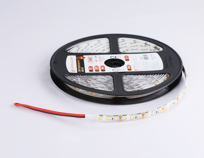 Светодиодная лента Ambrella Light GS1201 2835 120Led /9.6W m/ 12V IP65 3000K 5m/кратность резки 25mm Ambrella light GS1201