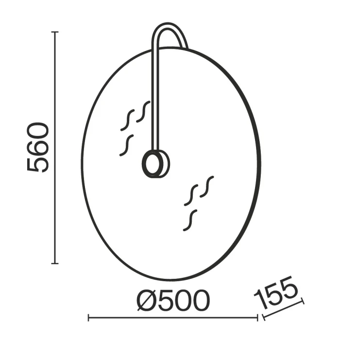 Бра Maytoni Mare MOD305WL-03B