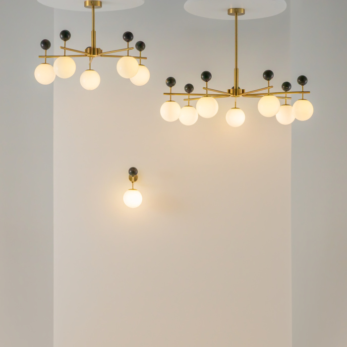 Люстра на штанге Maytoni Museo MOD436PL-07BS