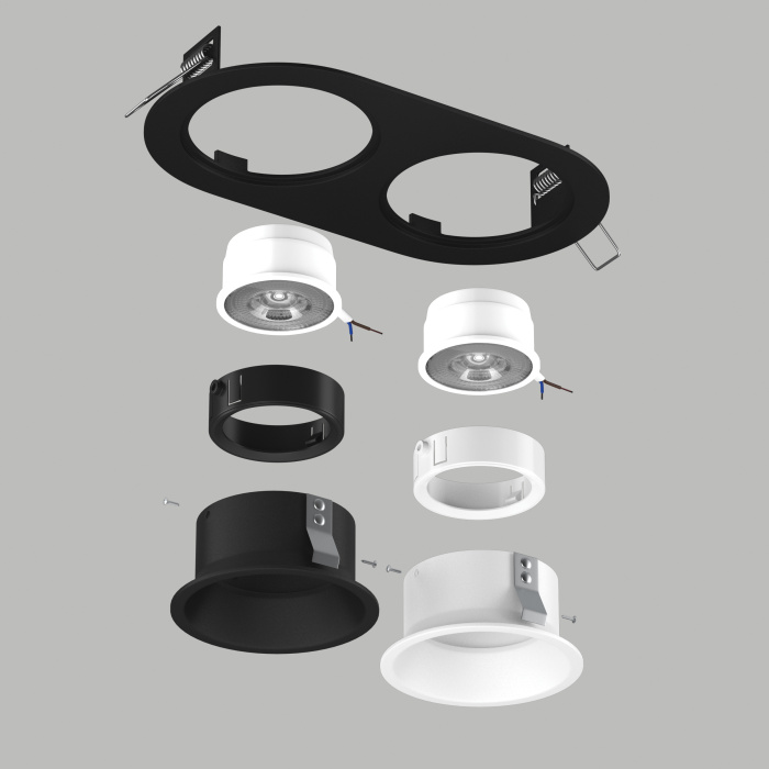 Комплект со светильником Lightstar Domino D6570607WBMOD