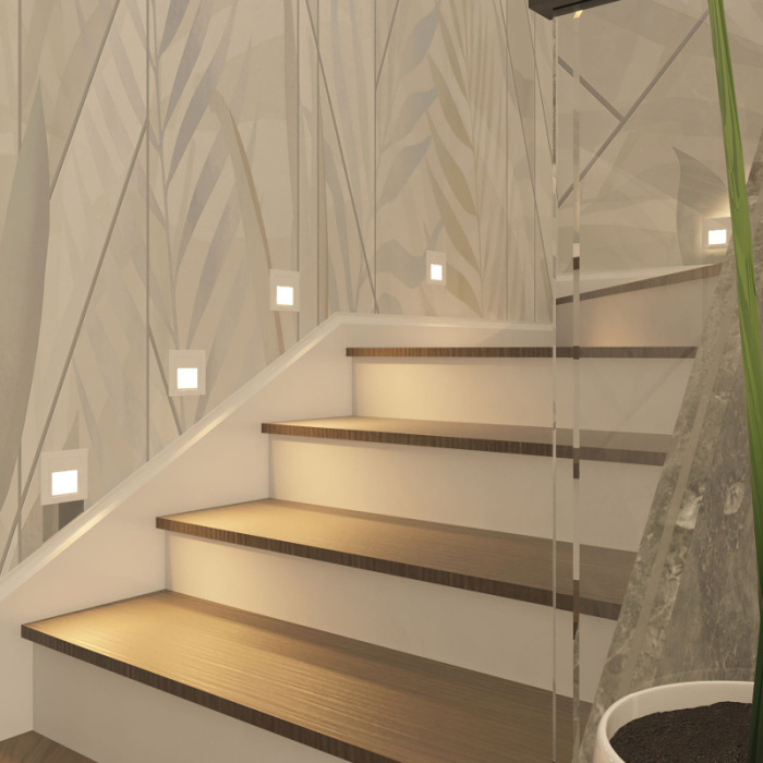 Подсветка ступеней лестницы Denkirs Odder DK3050-WH