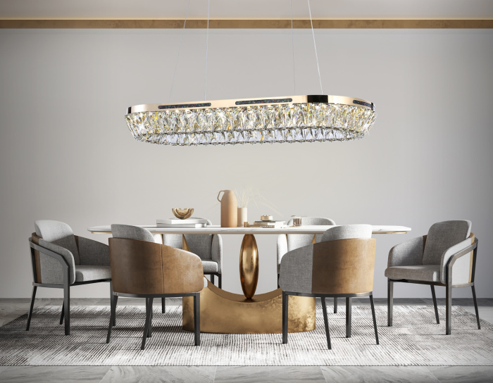 Подвесная светодиодная люстра с хрусталем Ambrella light TR5025