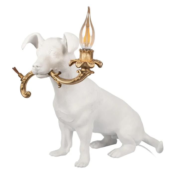 Настольная лампа LOFT IT Dog 10312 White