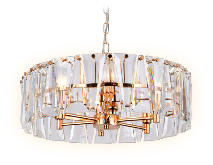 Подвесная люстра с хрусталем Ambrella light TR5172