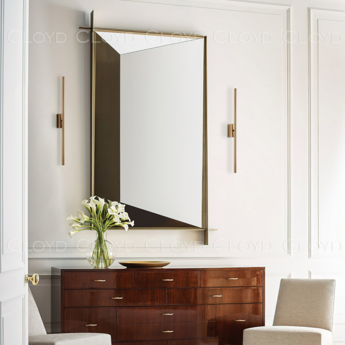 Бра Cloyd LINEAS W1 / L60 см- 4000K - латунь (арт.20219)