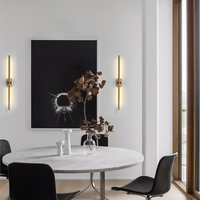 Бра Cloyd LINEAS W1 / L60 см- 4000K - латунь (арт.20219)