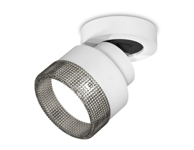 Комплект накладного поворотного светильника с композитным хрусталем Ambrella light XM8101041