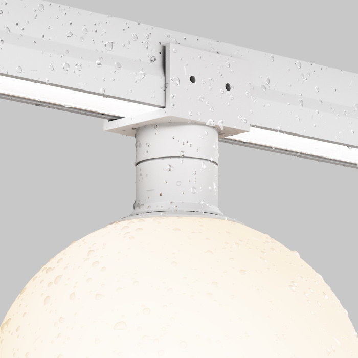 Трековый однофазный уличный светодиодный светильник Maytoni Elasity ip black O-TR01-1-S-9WW3K