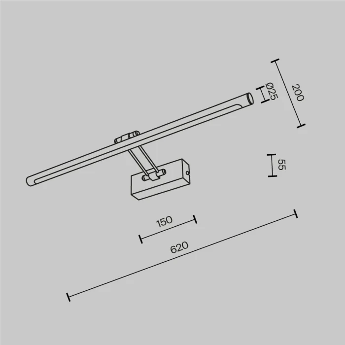 Подсветка для картин Maytoni Dazzle MIR267WL-L14CH3K