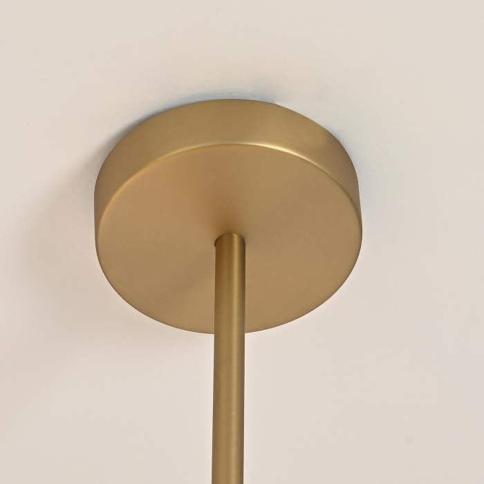 Люстра CANELLE Linear Chandelier 12 Modern Brass ImperiumLoft