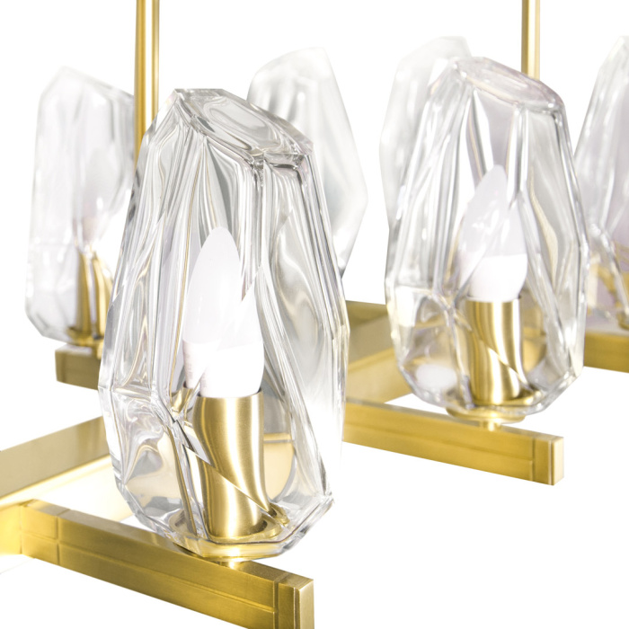 Люстра Cloyd DEED C8 / L89 см - латунь (арт.10502)