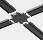 Соединитель крестовой ITALLINE IT09-9031 black