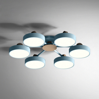 Потолочная люстра MOVE 6 Blue ImperiumLoft