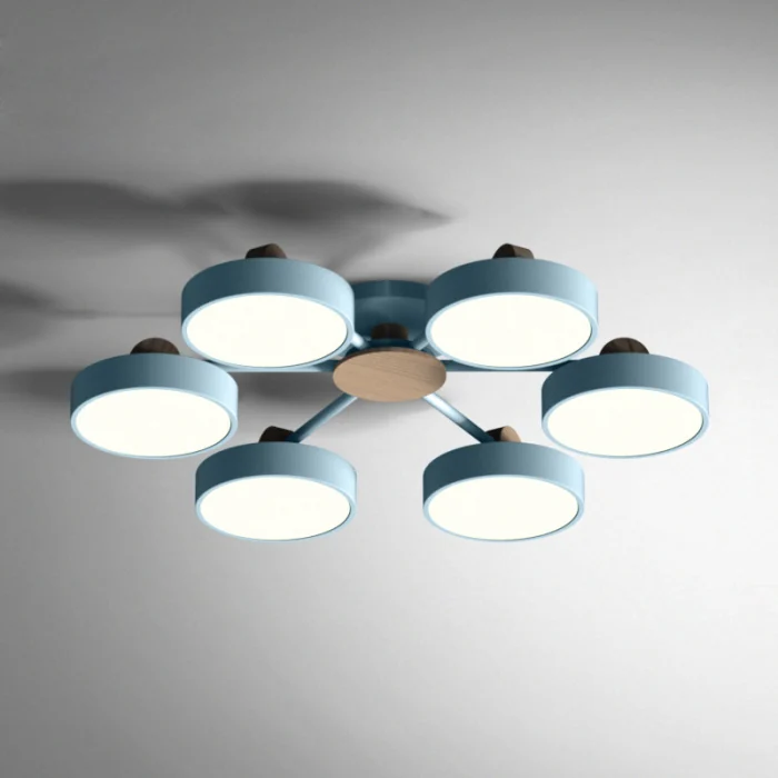 Потолочная люстра MOVE 6 Blue ImperiumLoft