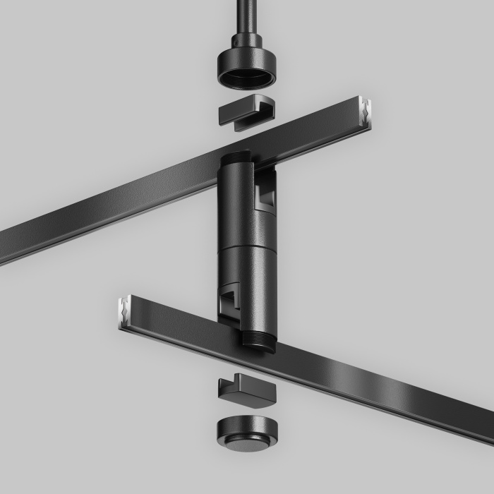 Крепление потолочное Medium двойное 300мм Flarity черный Maytoni TRA158C-D1-B