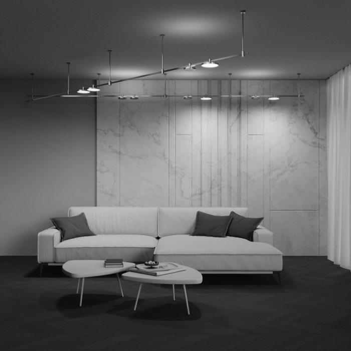 Трековый светильник Maytoni Plato TR153-1-10W3K-PT