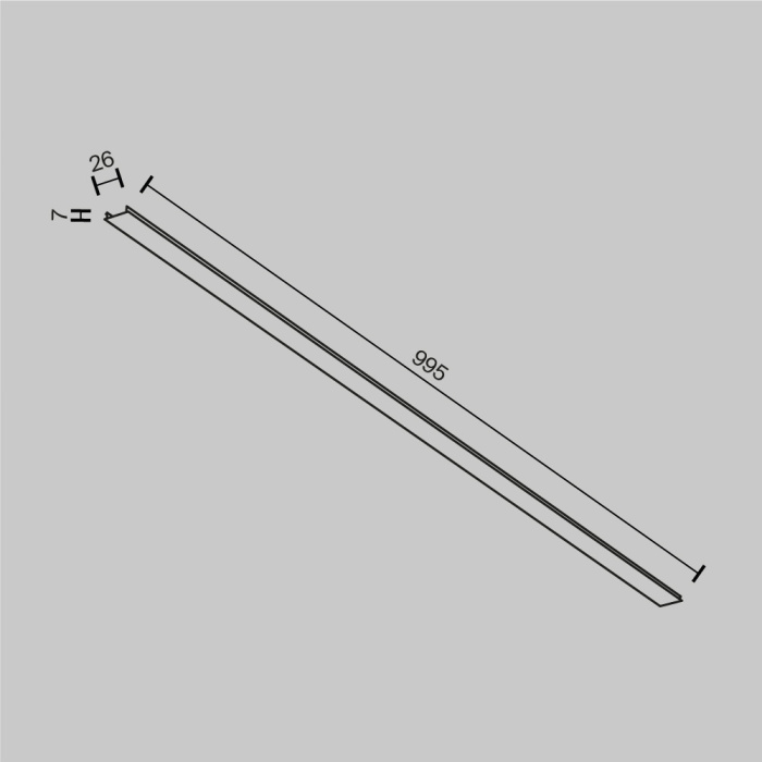 Декоративная накладка 1шт Exility белый Maytoni TRA034DO-1W