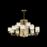 Люстра Crystal Lux NICOLAS SP-PL10+5 GOLD/WHITE