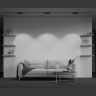 Трековый светильник Maytoni Points TR082-1-12W4K-M-B