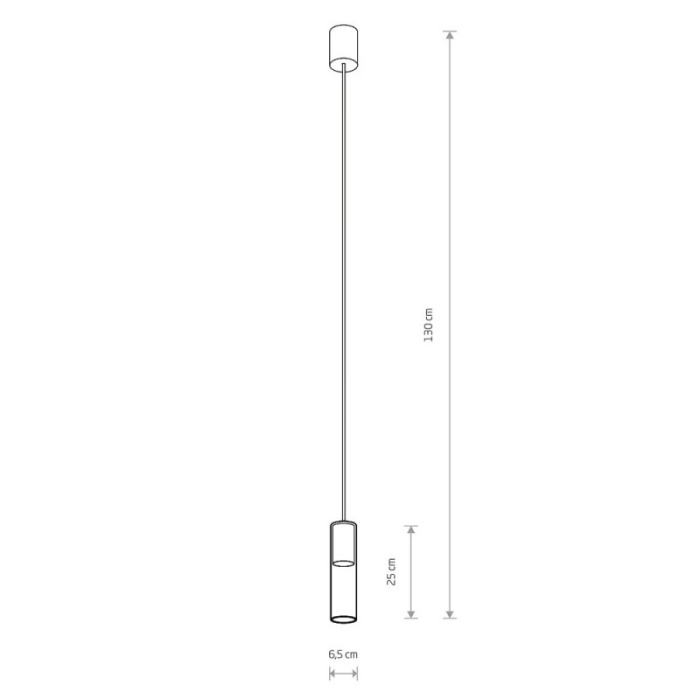 Подвесной светильник Nowodvorski Cylinder M Brass/Black 7868