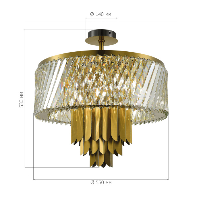 Потолочный светильник ST LUCE NARI SL1635.302.09