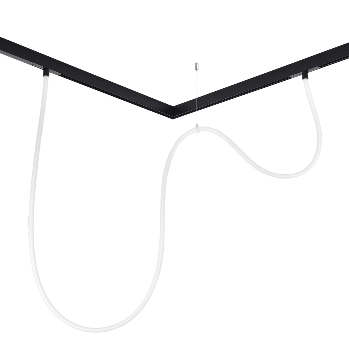 Гибкий светодиодный светильник Черный LED 1*36W 3000K Lm Ra80 360° IP20 L3 000xW-xH- 48 ST684.436.36