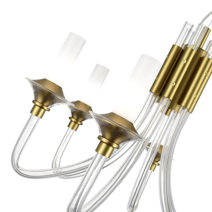 Люстра подвесная ST-Luce Золотистый/Белый E14 6*40W SL1241.203.06