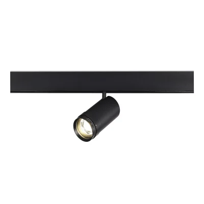 Магнитный трековый светильник ZOOM Черный LED 1*20W 4000K Lm Ra90 10-55° IP20 D60xH170 ST357.446.20