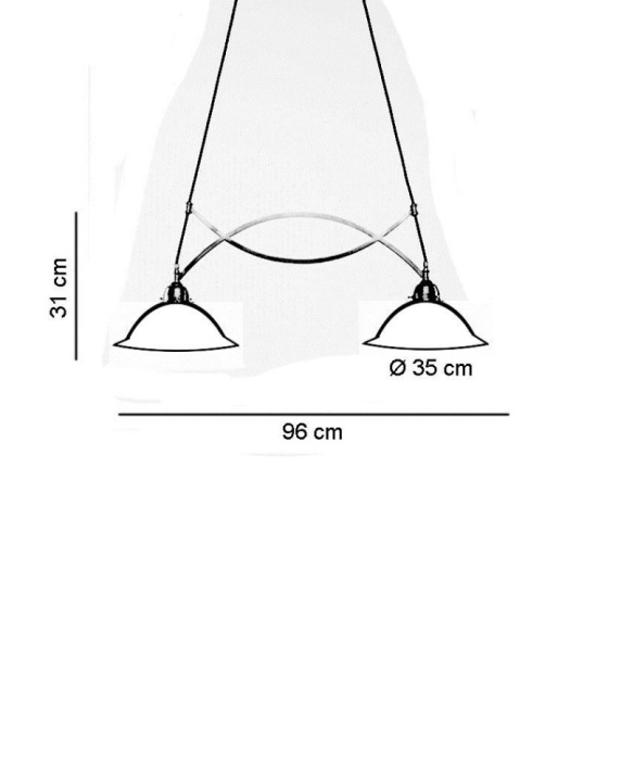 Подвесной светильник Berliner Messinglampen D54-90opB