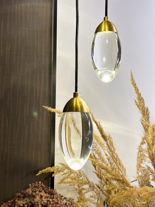 Подвесной светильник Delight Collection Celestial MT8848-3H brass