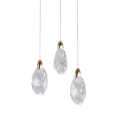 Подвесной светильник Delight Collection OD2440 OD2439-3 gold/clear