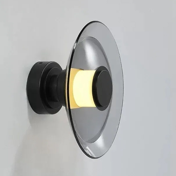 Настенный светильник Delight Collection 8665 8665W/L black/smoky